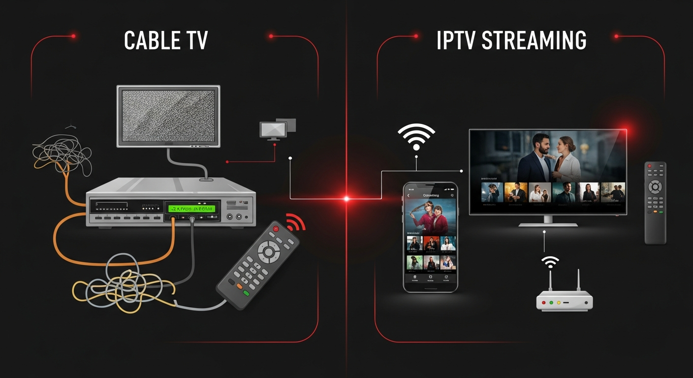 IPTV vs Kabel-TV jämförelse